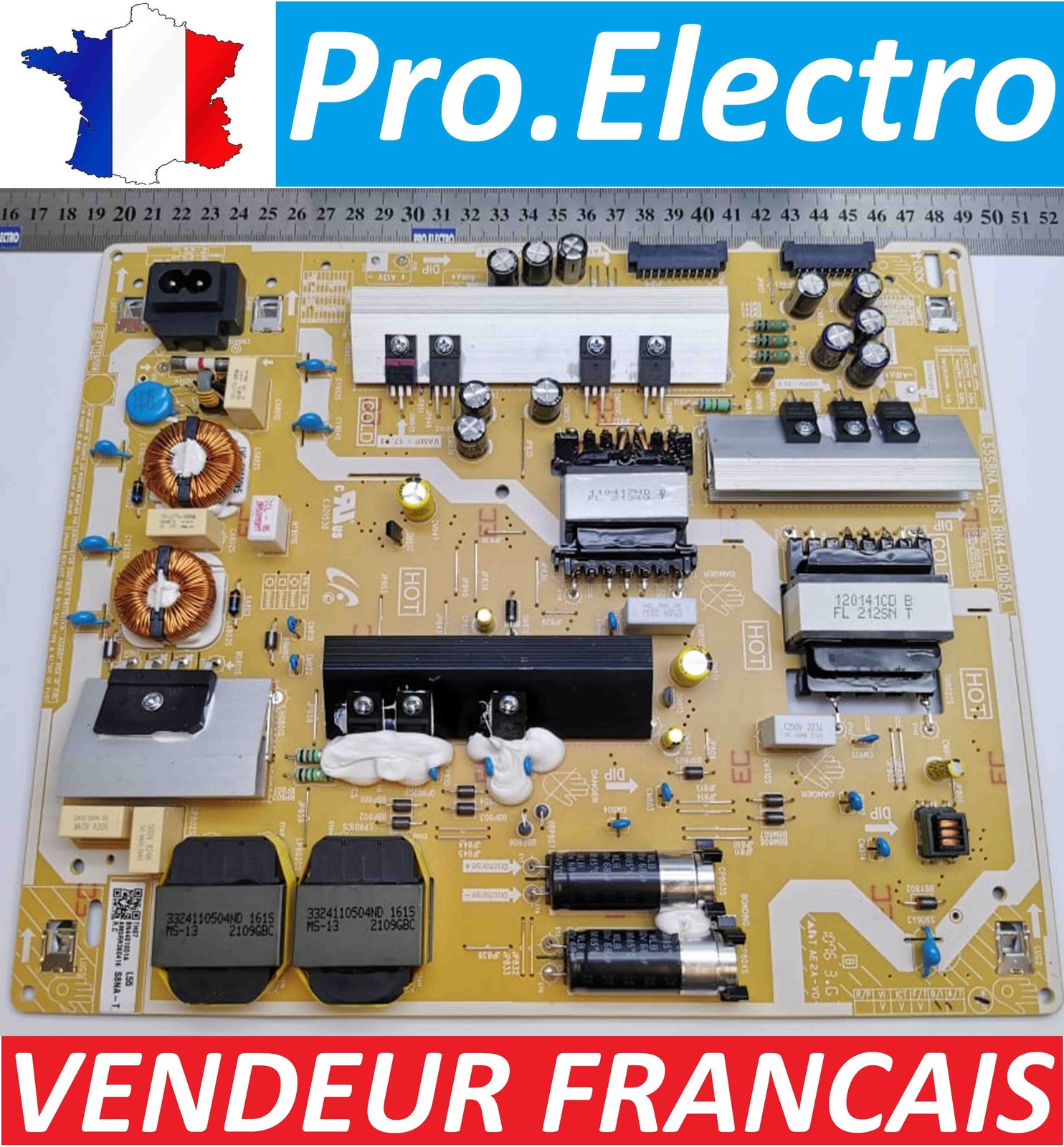 Carte alimentation BN44-01051A pour TV QLED Samsung QE55Q83AAT et QE55Q80AAT 55 pouces