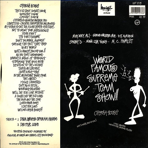 Malcolm McLaren Presents World's Famous Supreme Team - Operaa House - Aria On Ai