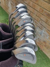 GENTS LEFT HAND PING EYE 2+  ORANGE DOT IRONS 