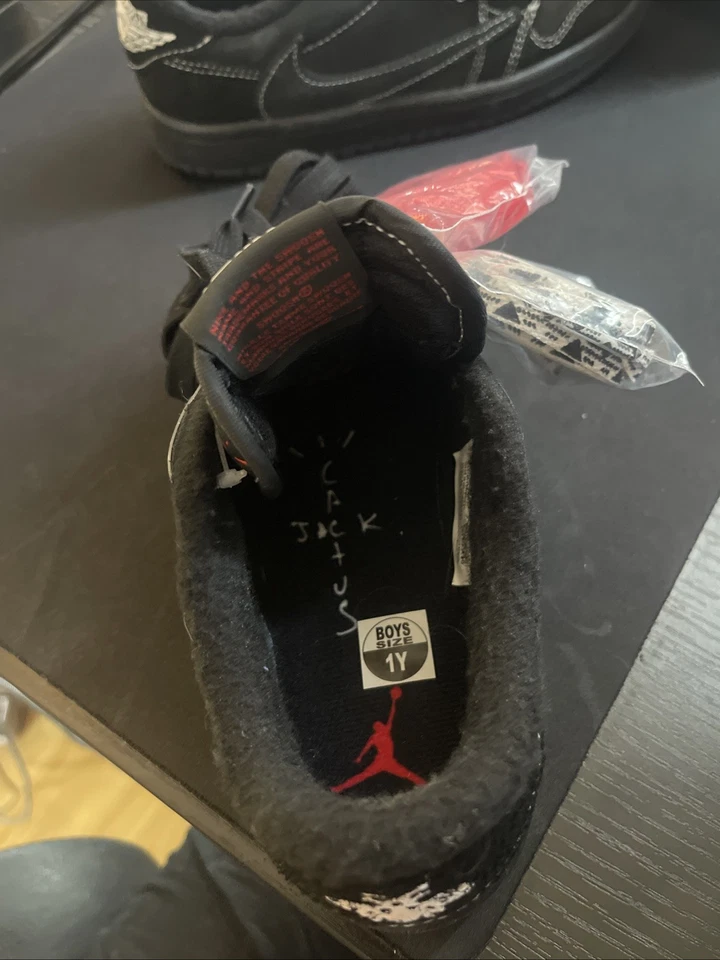 Jordan 1 Retro Low OG SP x Travis Scott Black Phantom - 1 yr (new in box) - Image 3 of 4