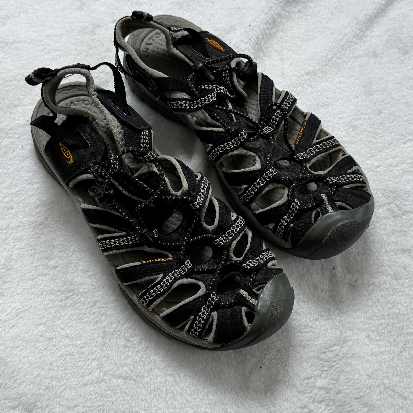 Keen Newport H2 Womens Waterproof Hiking Sandals Size 7.5 Black