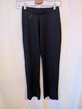 Wear Moi Womens Small WarmUp Pants Black Stretch Barre Ballet Jazz Dance