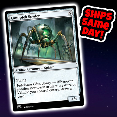 Canoptek Spyder - Custom Art Magic: The Gathering Playtest Card - Commander EDH