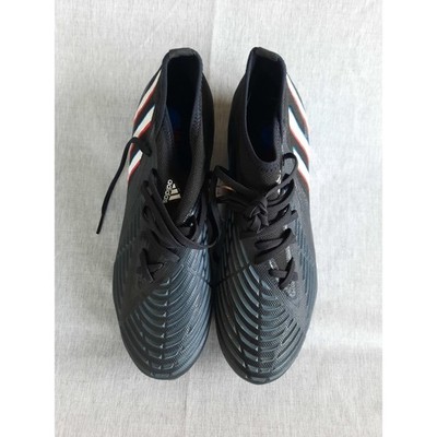 Adidas Mens 10 Predator Edge 2 FG Outdoor Black/White Football & Soccer Cleats