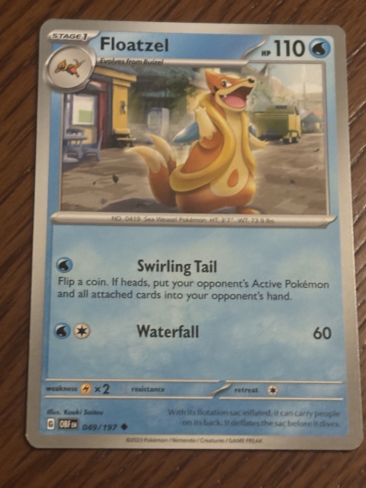 Floatzel - 049/197 - Uncommon Pokemon Card BUY 2 GET 1 FREE