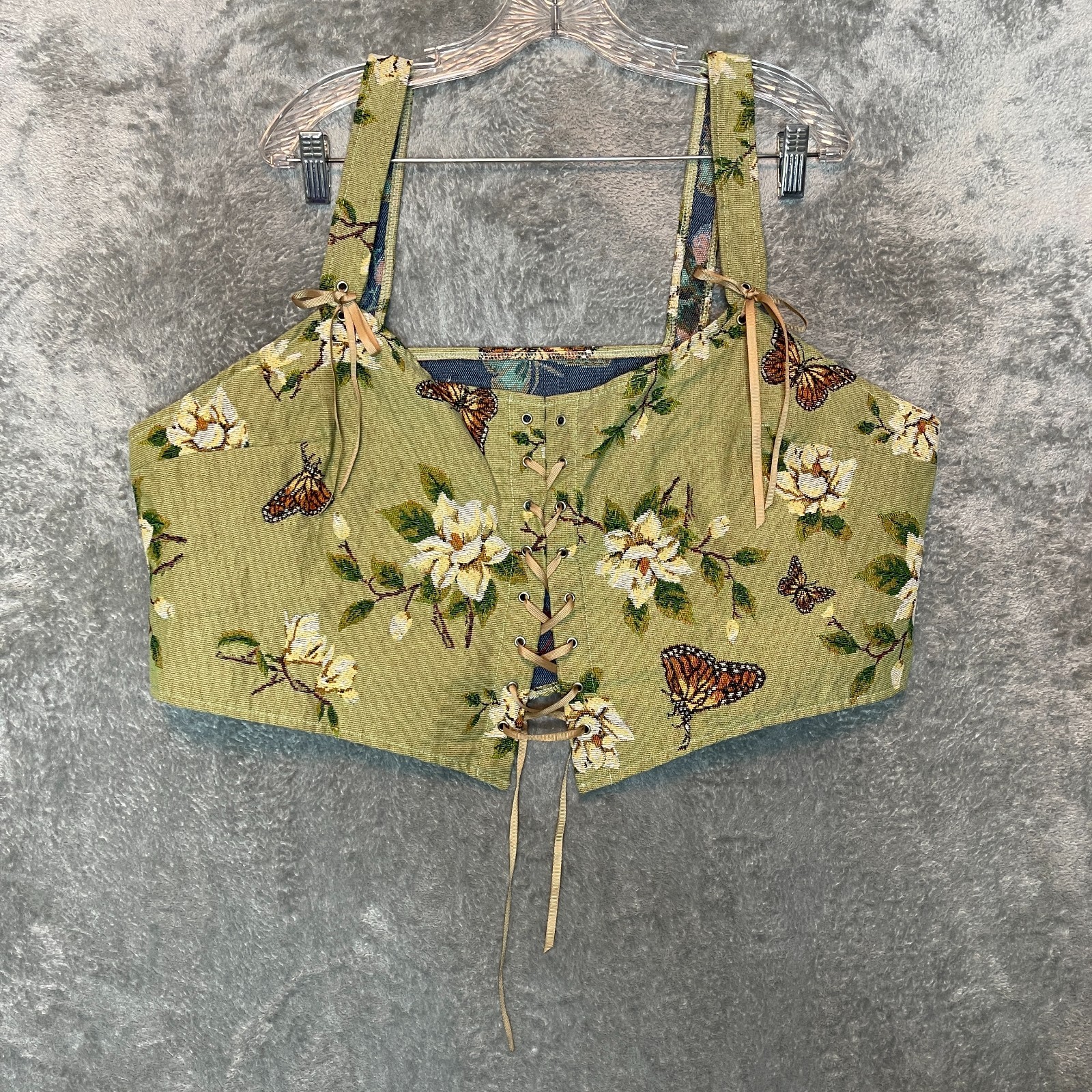 Women Fairy Y2K Renaissance Fairy Cottagecore Corset Top 4XL Plus Goblincore