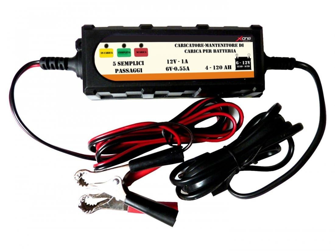 Top Drive Caricabatteria e Mantenitore di Carica 12V DC Universale per Auto e
