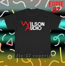 New Tee Shirt Wilson Audio Acoustic Logo Men's T-Shirt American Tee Shirt