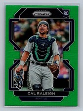 CAL RALEIGH 2022 Prizm Baseball GREEN PRIZM RC Rookie #241 Seattle Mariners