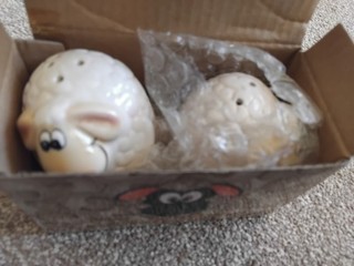 Novelty Sheep Design Cruet Set