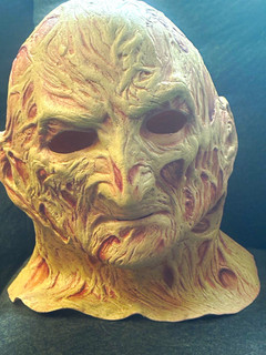 Nightmare Elm Street Horror Mask Beige/Brown One Size Adult Unisex Halloween