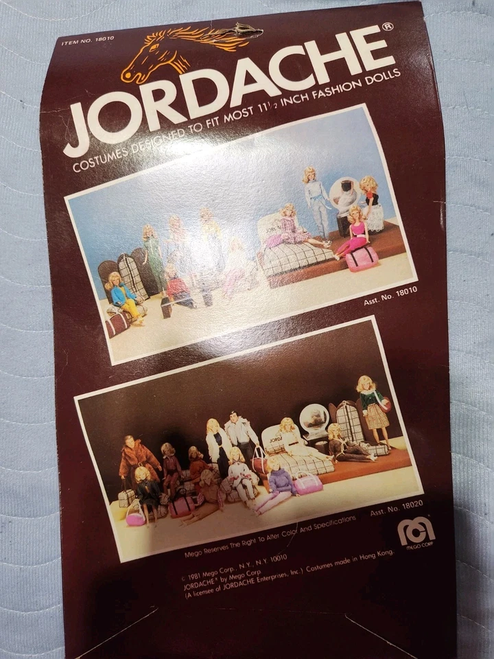 Винтажный 1981 JORDACHE FASHION Mego #18020 подходит Барби верх и юбка и комбинезон - Изображение 2 из 3