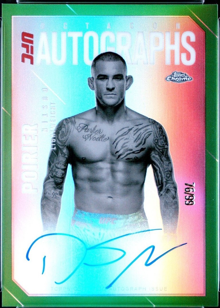 Octagonal Legend 2025 Topps Chrome UFC - Octagon Legends Autographs Dustin Poirier #OLA ...