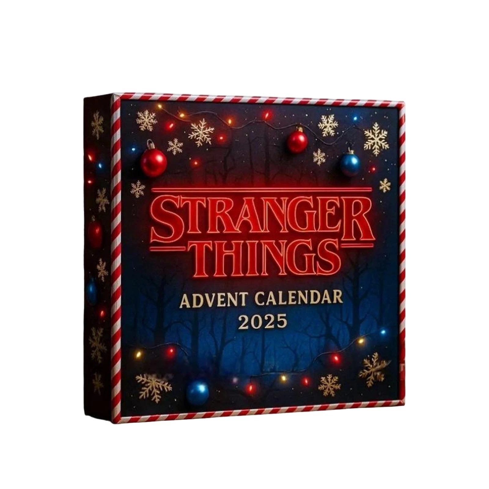Countdown Stranger Things 2D Acrylic Advent Calendar 2025 24 Days Festive 2D Flat Blind Box