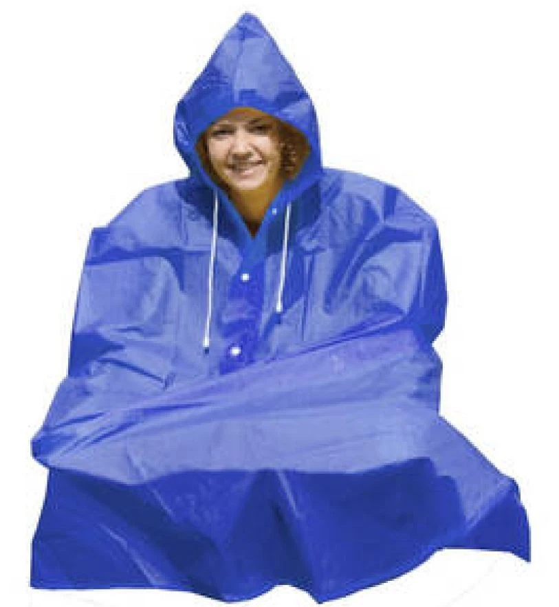 M-WAVE PONCHO ANTIPIOGGIA CON CAPPUCCIO - Immagine 2 di 4