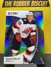 Dawson Mercer #82 2023-24 Upper Deck Allure Black Rainbow Devils