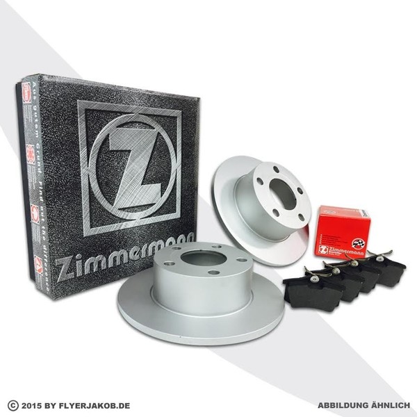 Zimmermann Bremsscheiben + BeläGe FüR Hyundai I40 16 Zoll Hinten-image