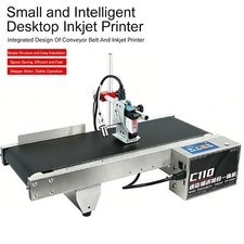 Inline Inkjet Printer Conveyor 12.7mm for Metals Plastics Stone Marking