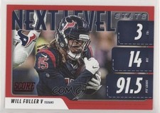 2020 Score Next Level Stats Red Will Fuller V #NLS-WF 1x9