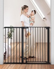 36" Extra Tall Baby Gate for Stairs, Fits 29.5" to 48.8" Openings  Auto Close