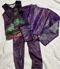 Disney Store Mal Descendants 2 Faux Leather 3 Piece Costume Dress Up Make Believ