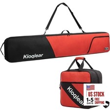 Padded Snowboard and Boot Bag Combo,Perfect for Snowboard Up to 165 cm and RED