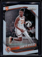 2025 Panini WNBA Prizm #131 Saniya Rivers Rookie Silver Sun RC