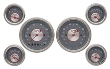 Ss01slf Classic Instruments Silver Series Six Gauge Set Ss01slf Classic Instruments Silver Series Six Gauge Set