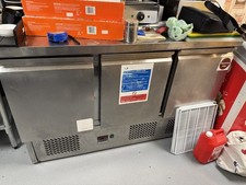 Polar 3 Triple Door Counter Fridge 368Ltr  G622  Catering Restaurant Cafe