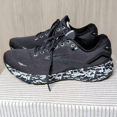 Brooks Ghost 15 Running Shoes Womens US 11 (Medium) Black Oyster Primer Marbled