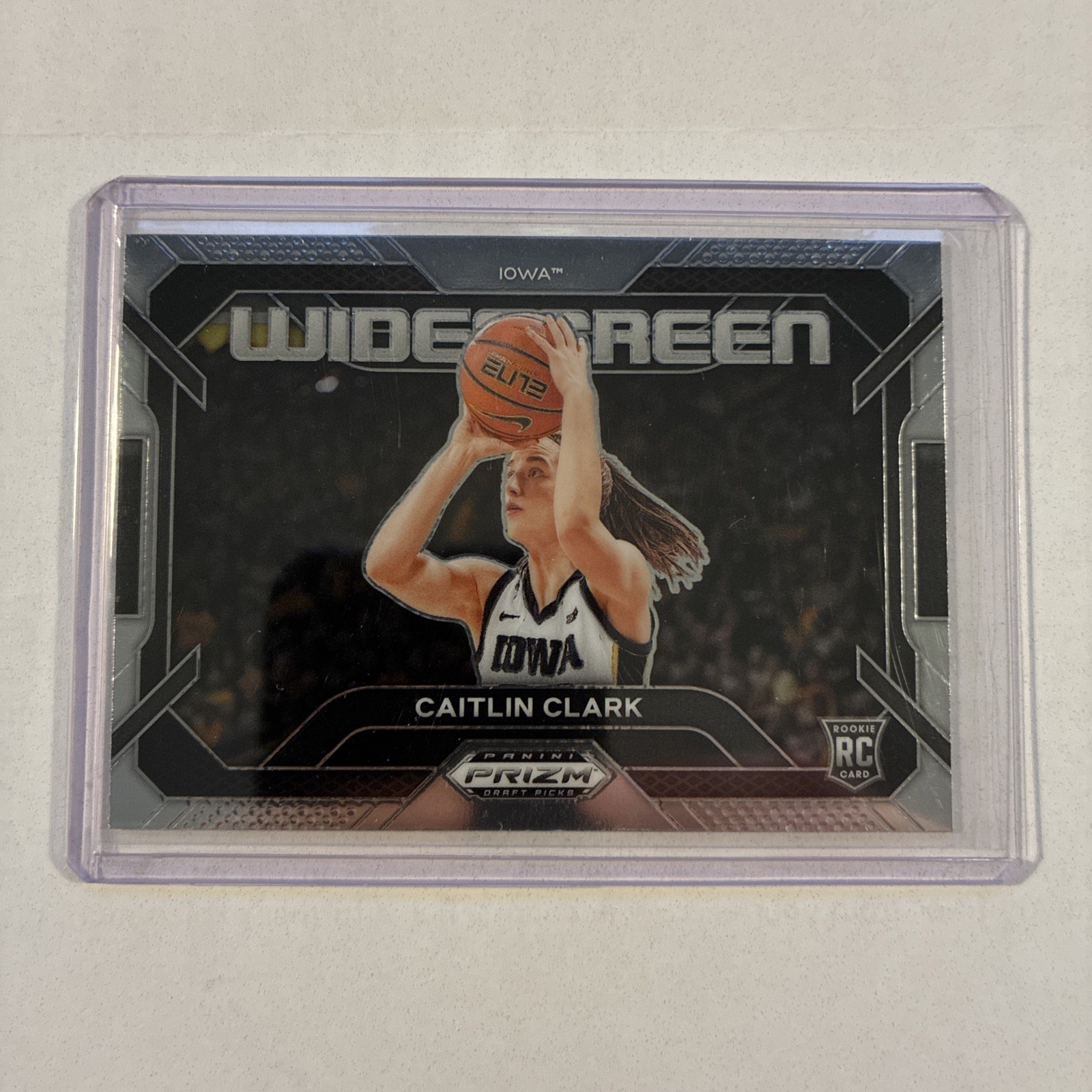 CAITLIN CLARK Rookie - 2024 Panini Prizm Draft Picks Widescreen #6 Iowa RC