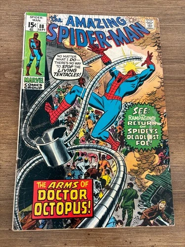 Amazing Spider-Man # 88 VG Marvel Comic Book Doctor Octopus Silver Age 8 J346