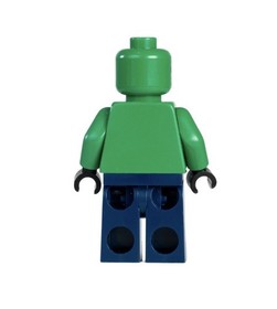 LEGO Batman I Killer Croc Minifigure bat008 From 7780 2006 (UV PRINTED)