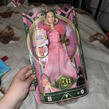 WICKED MOVIE ARIANA GRANDE GLINDA SINGING MUSICAL FASHION DOLL MATTEL NEW IN BOX