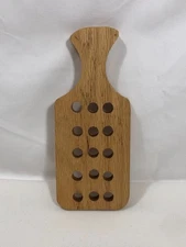 HANDMADE MUZZLELOADER ROUND BALL LOADING BLOCK ~ .45 CAL, 15 ROUNDS ~ VGC