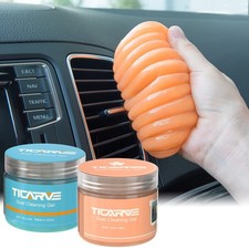 TICARVE 2Pack Car Cleaning Gel Putty Auto Blue Orange