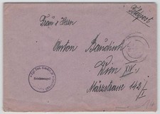 Feldpost 2. WK Feldpostbrief Ukraine aus SCHEPETOWKA nach WIEN 375