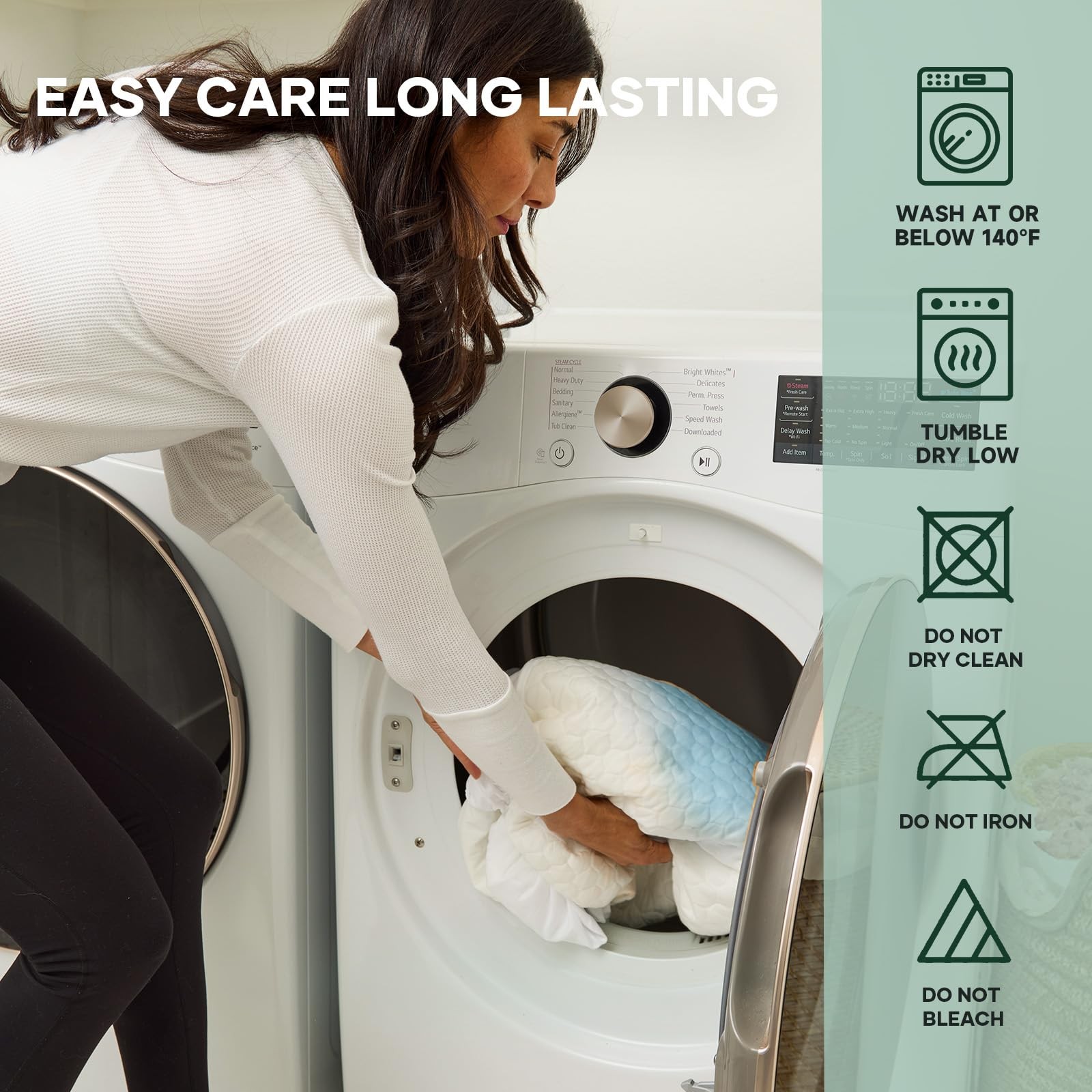 100% Waterproof Mattress Protector, Full Size Mattress Pad, Fits 6"-20" Mattr...