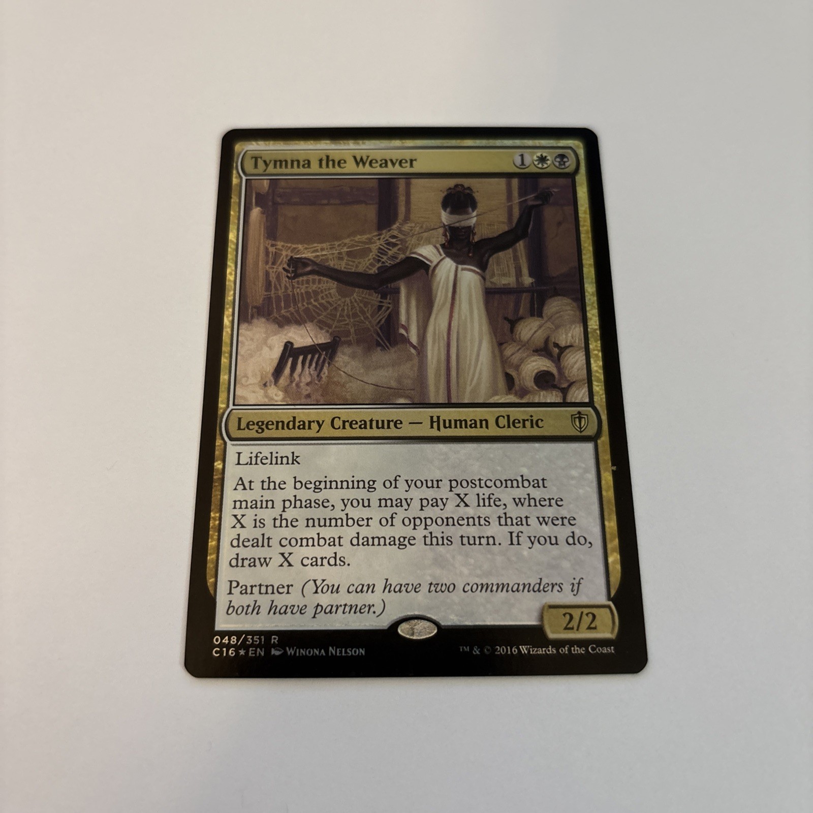 Tymna the Weaver Commander 2016 Foil