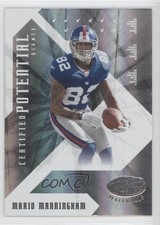 2008 Leaf Certified Materials Potential Mirror /500 Mario Manningham #CP-23 8l3