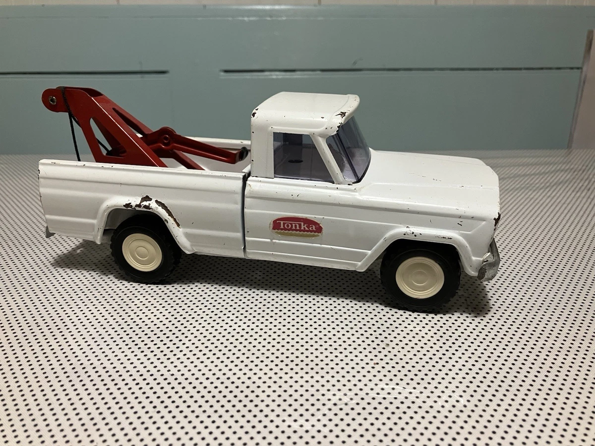 Tonka Jeep ブリキ ミニカー トレーラー付き Tonka Jeep Vintage