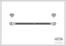 Flexible de frein Honda CRX