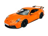 Bburago Porsche 911 992 GT3 Orange 1:24 Die Cast Metal Model Neu Im Kasten 21104
