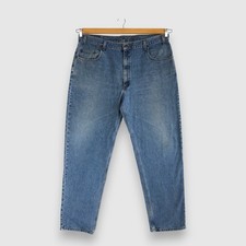 Vintage Y2K Levi's 545 Orange Tab Jeans Men's Faded Loose Fit Denim W42 L34