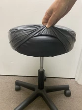 Waterproof, Machine Washable, Replacement Slip Cover for a Stool 15” Seat Cov...