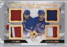 2014-15 Upper Deck Ultimate Collection 19/25 Rick Nash Martin St Louis HOF 2d8