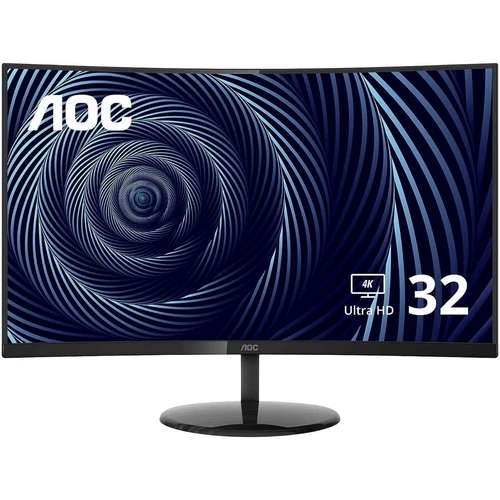 AOC CU32V3 32-inch Super Curved 4K Monitor - product listing photo