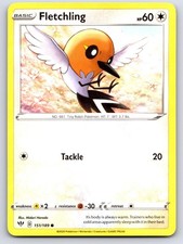 Fletchling 151/189 Common Darkness Ablaze Pokemon