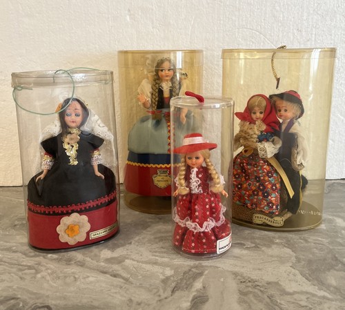 BAMBOLA SOUVENIR Vintage Lotto Pescasseroli Piemonte Austria Grazzano Visconti