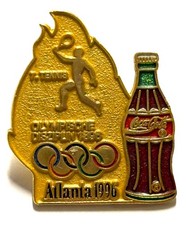 Coca Cola Olympische Disziplin Tennis Atlanta 1996 Pin (H43n)